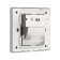 Built-in lamp for the stairs, NL-37, engine sensor, 1.5 W, 60 lm, 6500k, silver