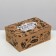 A set of craft boxes 10 in 1, gift packaging, “brutality”, 12 x 7 x 4 - 32.5 x 20 x 12.5 cm