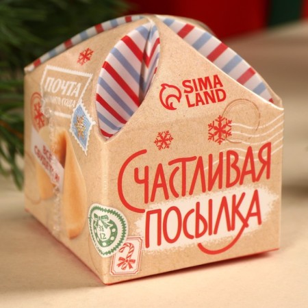 Cookies with the prediction "Happy Parcel", 1 pc x 6 g.-6