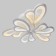 Luion Luion Luon Caulines LED 60W 3 modes 3000-6000k white 59x60x8 cm Bayerlux