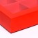 Box for sweets 4 pcs, scarlet, 12.5 x 12.5 x 3.5 cm