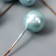 Decor for creativity "Blue Blue Pearl" d = 1.5 cm set 20 pcs 6x1.5x1.5 cm
