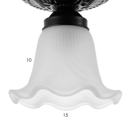 Lamp "Castillio" 1he27 60W black 13x13x15cm Bayerlux-5