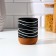 Ceramic mug with a cork bottom "Geometry", 400 ml, black color