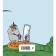 Diary. Raccoon and unicorn