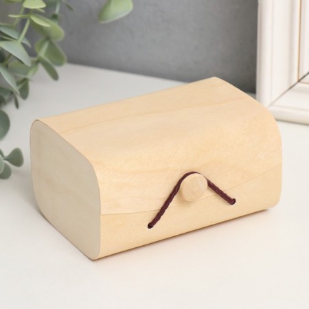 Casket Wood under the painting chest "Subtry sheet" 11x8x6 cm