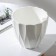 Kashpo for flowers with an insert “flute”, 1.9 l, white color