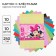 Cardboard color with sparkles, A4, 10 sheets, 10 colors, non -unilateral, one -sided, in a package, 250 g/m², Minnie Mouse