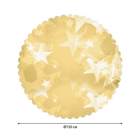The tablecloth "Star Gold", Round, Saten, D = 150 cm-1