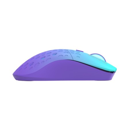 Mouse XTRIKE ME GW-121 PU, game, wireless, backlight, 3200 dpi, 2.4g+bt, 500mach, purple-4