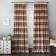 Set of curtains "Walis", size 170 x 270 cm - 2 pcs, brown color