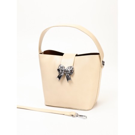 Women's bag, 27*7*12, lightning departure, belt lengths, white-5