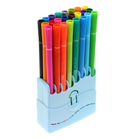 Fleeters 24 colors Happycolor, water -based, in a plastic penalty, mix-1
