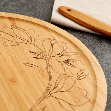 Menija wooden "Flowers", 25 cm-4