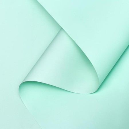 Matte film, 65 microns, pastel green, 57cm*10m-2
