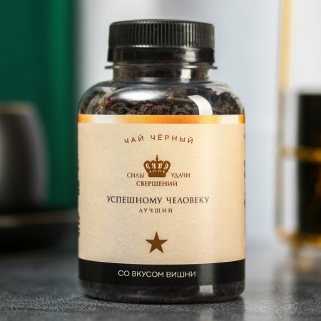Gift tea "successful person", taste: cherry, 50 g (18+)-1