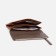 Women's wallet on magnets, red/brown color