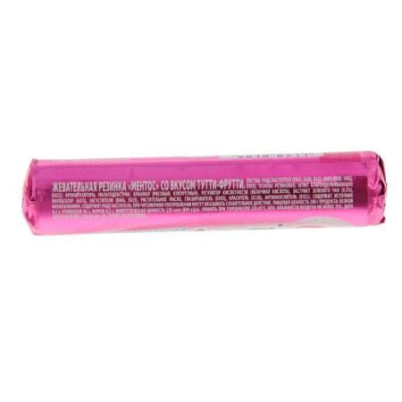 Chewing gum Mentos Liquid Center Tutti Futti Roll, 15.5 g.-1