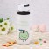 A glass bottle with a handle in a case “Breakfast”, 500 ml, h = 23.5 cm, Mix drawing