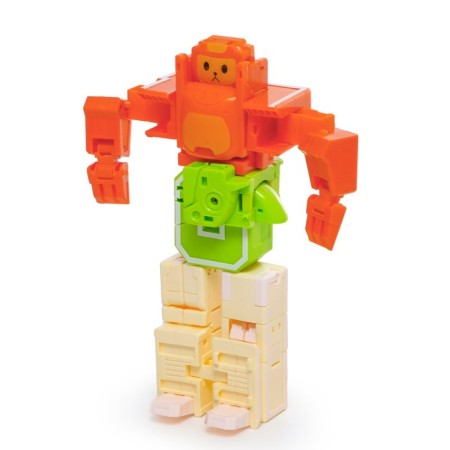 Set of robots "alphabet", transformed, 7 pieces, gather in 1 robot-1