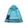 Ski costume for a girl, height 98 cm, turquoise color