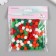 Pompons, 8 mm, 100 pcs/pack, 100% polyester, associates