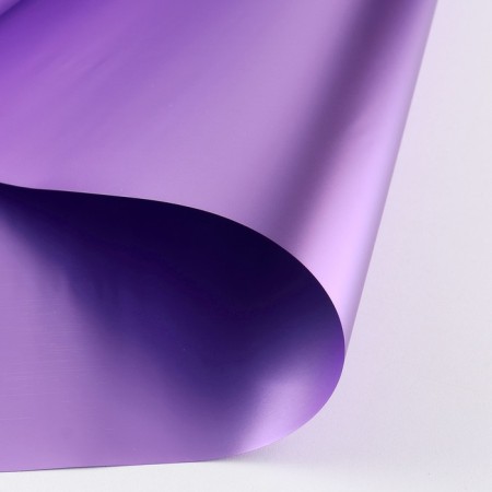 Flower film "Metal", lilac, 58 cm x 5 m-2