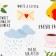 Towel kitchen shade Happiness, 35x60 cm, 100% cotton, 160g/m2