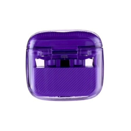 Wireless headphones K20, TWS, inserts, BT 5.0, 35/260 mAh, transparent, purple-9