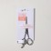 Hairdressers scissors with emphasis, blade - 4.5 cm, silver color
