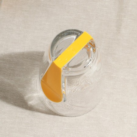 A set of glasses “SNEP”, 260 ml, 3 pcs, yellow plastic accessory-5