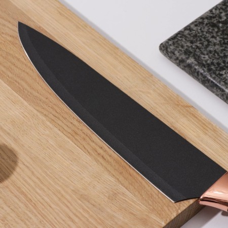 Knife Chef Dolyana "Esiralda", chef, blade 20 cm, green color-2