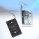 Acryl Earrings "Tarot" Supreme Priestess, Colored in Silver