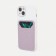 Cardholder on the phone Textura, skin python, light-lilac color