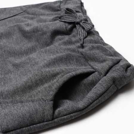 Pants for a boy, dark gray color, height 92 cm-1