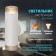 Lamp Wall Era WL50 WH/BK, 55x185x85 mm, IP20, GU10, 2x12W, black color, white