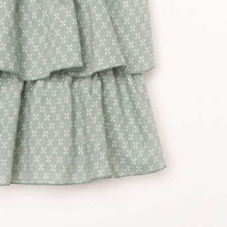 Топ для девочки MINAKU: Cotton Collection цвет оливковый, рост 122-5