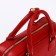 Women's bag made of artificial leather, 24*13*7 cm, red color