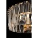 Suspended lamp Maytoni MOD043PL-06G, 6HE14, 60W, 51.7x51.7x66.8 cm, Color Gold