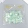 Decor for creativity plastic "Green bow" glows in the dark 0.8x2.4x3.4 cm