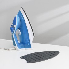 Stand for the ironing iron, gray color