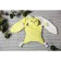 Comforter - Cherry Love heating, size 17 x 17 cm, yellow color