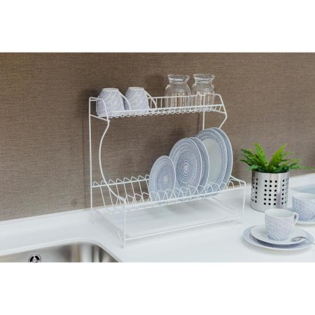 Dishes for dishes with a pallet 2-tier, table-mounted, 39.5 × 25 × 38 cm, white color-5