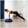 Half -sphere BOSU gymnastic onlytop, massage, with a pump, 55x25 cm, blue color