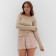 Home Home (Longsliv and Shorts) KAFTAN "velvet" set, 40-42, Rose/Bezh