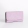 Women's wallet on the button, lilac color