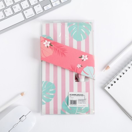 Gift set "Flamingo Party", keychain, handle-1