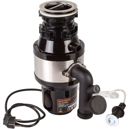 Food waste grinder Bort Master Eco, 390 W, 2 steps, 3.2 kg/min, 90 mm, black-4