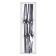 Tubes "Black Spiders", in the set 6 pcs., With silver