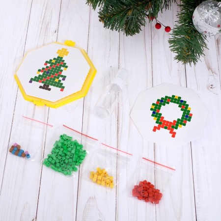 Aquapixels "Christmas tree and wreath", 200 parts-1